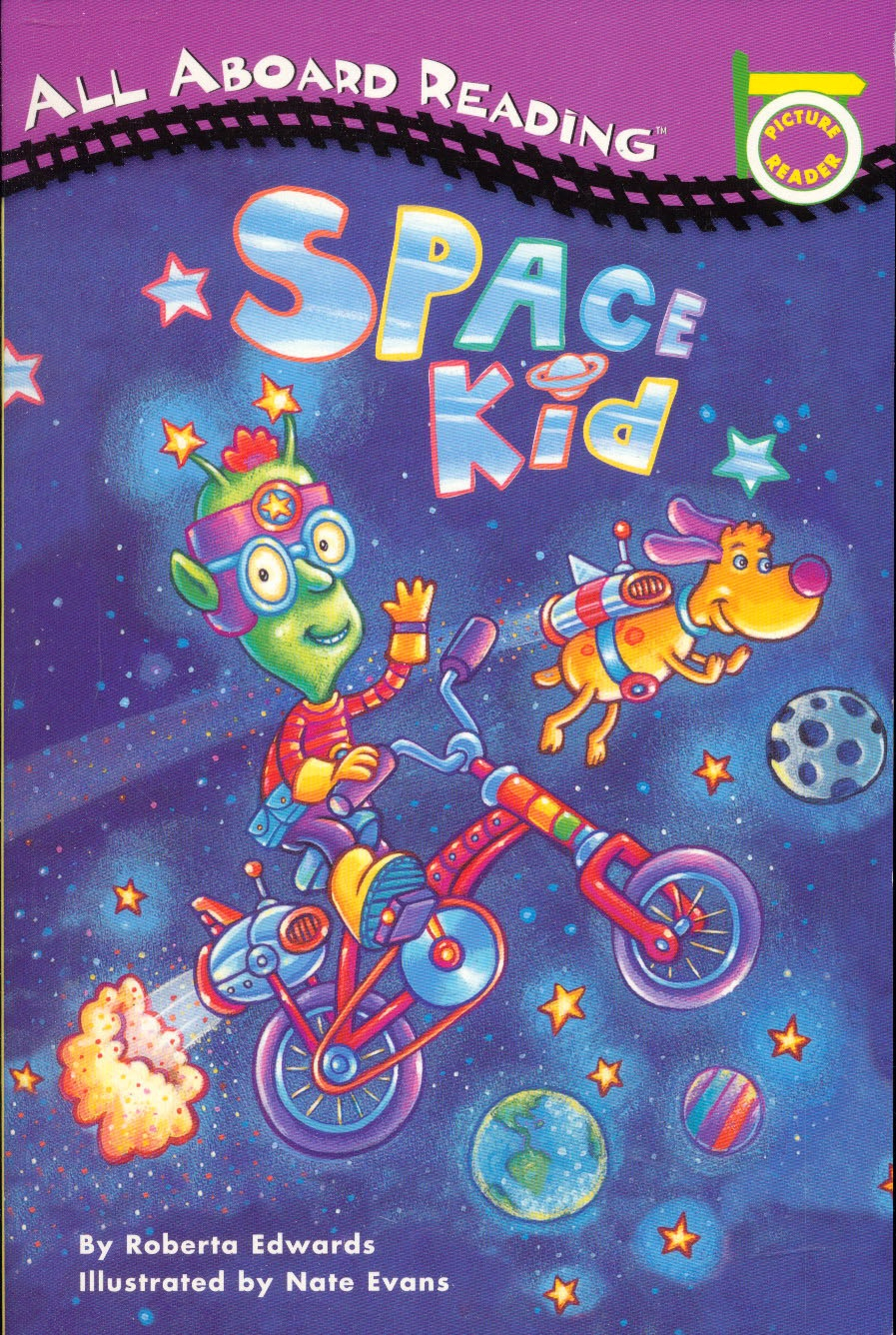 绘本故事《space kid (all aboard reading)》- 适合 5-7岁