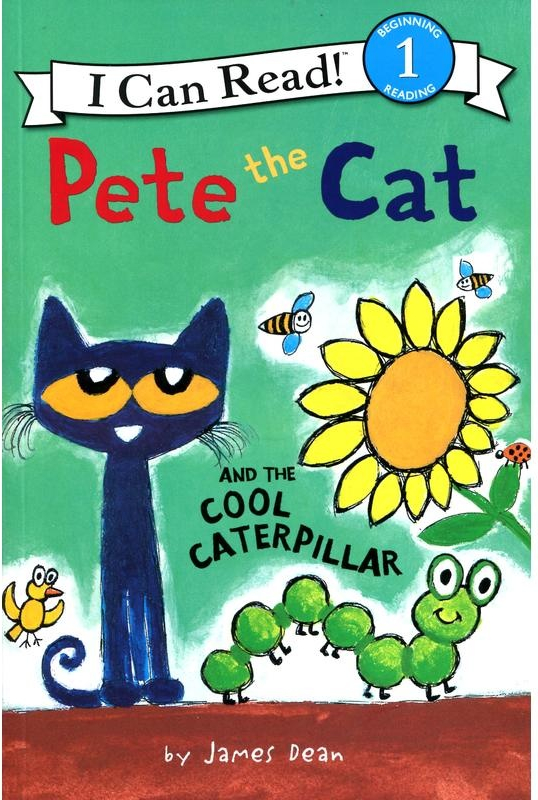 绘本故事《英文原版绘本 pete the cat and the cool caterpillar[4