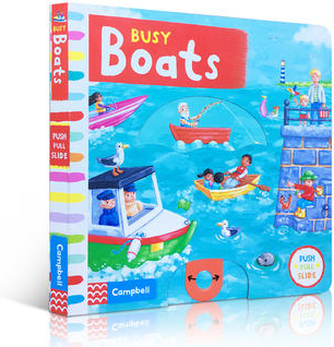 绘本故事《busy boats 繁忙的轮船》- 适合 3-4岁,0-2岁