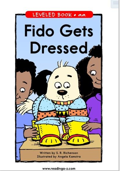 绘本故事fidogetsdressedrazleveledbookaa21适合34岁