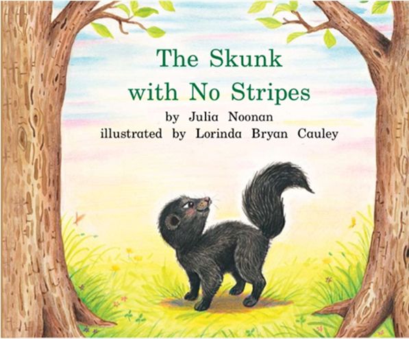 striped skunk图片